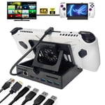 6in1 Type-C HUB Docking Station for ASUS ROG Ally Game Console Stand Accessories