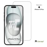 TM-Concept® Verre trempé pour Apple iPhone 15 Plus - 0,26mm - Radian 2.5D