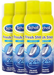 Scholl Fresh Step Shoe Spray 150ml - Anti Odour Shoe Spray, Up To 24 Hour Pack 4