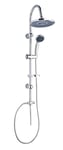 EISL dx1005csn Colonne de douche pluie d'été NWB, avec jamais Kit de perçage pour nouveau, 8 fonctions de jet Chromé