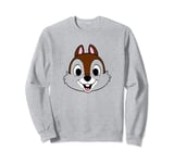 Disney Chip And Dale Chip With Transparent Cheeks Sweatshirt