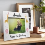 Personalised 1st Birthday Gift Photo Frame My First Birthday Daughter Baby Girl