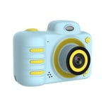 yanzz Mini Appareil Photo Reflex Multifonction pour Enfants de Dessin animé avec Prise de Vue 800W Pixels 1080P écran Tactile Haute définition de 2,4 Pouces avec Cadre Photo Amusant Flash, Bleu