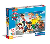 Clementoni - 26203 - Puzzle Pat' Patrouille - 60 Pièces - Jeu Educatif, de Réflexion et de Patience - Image de Qualité - 33,5 x 23,5 Cm - À Partir de 4 ans