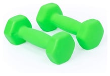 Shengluu Weights Dumbbells Sets Women Cast Iron Hex Color Dumbbell For Women And Men For Core And Strength Training (Color : Green, Size : 2kg*2)