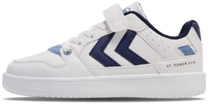 hummel St. Power Play JR Basket, White/Blue, 28 EU