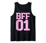 BFF 01 Best Friends Love Matching Bestie Friendship Day Tees Tank Top