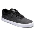 DC Shoes Homme Kalis Vulc Basket, Noir/Gris, 38 EU