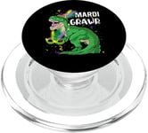 Mardi Grawr Costume de dinosaure T-Rex PopSockets PopGrip pour MagSafe