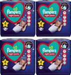 Pampers Nattblöjor-Blöjor, Storlek 4, 100 Blöjor, 9Kg-15Kg