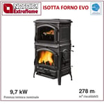 Le Nordique Isotta Four Evo Poêle Bois Four Puissance 9,7 Kw 278 m3 7119104