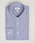 Charles Tyrwhitt Slim Fit Non Iron Bengal Stripe Poplin Shirt Navy