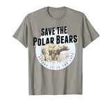 Save the Polar Bears T-Shirt - Global Warming Tee T-Shirt