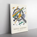 Big Box Art Small Worlds Iv Wassily Kandinsky Canvas Wall Art Print Ready to Hang Picture, 76 x 50 cm (30 x 20 Inch), Exhibition