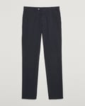 Canali Slim Fit Cotton Stretch Trousers Navy