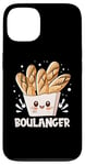 Coque pour iPhone 13 Boulanger Baguettes Heureux