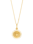 Rachel Jackson London Mini Electric Goddess Pendant Necklace, Gold