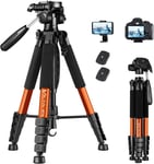 Victiv Tripod for Camera 72inch, Lightweight Aluminum Tripod for Travel, Phone -