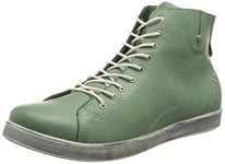 Andrea Conti 0027913, Basket Femme, Menthe poivrée, 39 EU