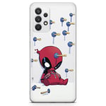 ERT GROUP Coque de téléphone Portable pour Samsung A32 4G LTE Original et sous Licence Officielle Marvel Motif Deadpool 005 Parfaitement adapté à la Forme du téléphone Portable, partiel imprimé