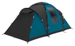 Coleman Spruce Falls 4 Tente | 4 Personnes Tente familiale Vis-a-Vis avec 2 cabines à Coucher opposées de Taille XXL et Espace de Vie | Tente de Camping | 3000 mm étanche à l'eau | Tapis de Sol Cousu