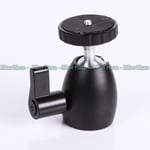 360°Swivel Mini 1/4" Ball Head Bracket Holder Mount for DSLR Camera Tripod Stand