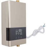 Chauffe-eau instantané 220V 6000w, chauffe-eau électrique instantané d'intérieur de cuisine à domicile, télécommandes, sans batterie,or - Eosnow