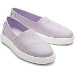 Toms Alpargata Mallow Jute Women's Purple Espadrilles