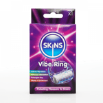 Skins Vibration Cock Penis Ring | Sensual Pulsating Stimulation Penis Ring