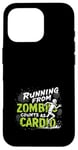 Coque pour iPhone 16 Pro Zombie Apocalypse Humour Humour Humour Undead Quotes Survival Comedy