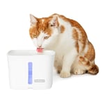 Fontaine PetSafe Viva pour Chats et Petits Chiens – 1,8 L/64 oz, Fontaine à Eau d'intérieur pour Chats avec Pompe silencieuse, Passe au Lave-Vaisselle, Facile à Nettoyer, filtres à Eau Inclus