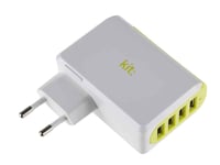 kit: Quad USB Mains Charger 220V 4xUSB 4.8A ‐ USB-laturi