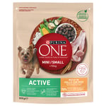 Purina One Mini Active - kana ja riisi  -  säästöpakkaus: 3 x 800 g