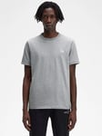 Fred Perry Ringer Crew Neck T-Shirt, Steel Marl