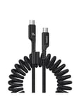 Baseus Fast Charging Cable USB-C to USB-C Fish-Eye - 100watt - 1m coilled - Black