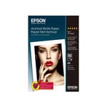 EPSON ARCHIVAL MATTE PAPER A4 50 SHEET 189G