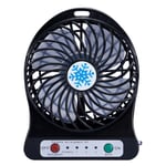 Portable Rechargeable Fan Air Cooler Desk Fan USB Cooling Rechargeable Handhe UK