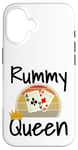 iPhone 16 Funny Rummy Queen Card Game Winner Mom Mother Grandmother Case