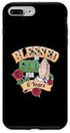 Coque pour iPhone 7 Plus/8 Plus Blessed By God For 6 Years 6th Birthday Party Priing Hands