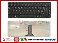 Clavier Ordinateur Portable Lenovo B470 G470 V470 ( Noir Avec Frame Noir)