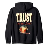 2025 New Christian Scripture Trust In The Lord Cool Lion Zip Hoodie