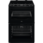 AEG CCX6501ACB 60cm Ceramic Double Oven Freestanding Cooker