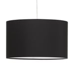 Lampe Suspension avec Abat-Jour "Fidelio" 50cm Noir