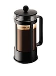 Bodum Kenya Cafetière à piston 3 tasses Noir, Plastique, Noir , 3 tasses 0.35 l