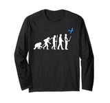 Evolution Model Flight RC Aeroplane Funny T-Shirt Long Sleeve T-Shirt