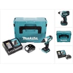 Makita - dtd 155 RT1J Visseuse à percussion sans fil 18 v Brushless + Coffret de transport makpac + 1x Batterie BL1850 5,0 Ah + Chargeur dc 18 rc