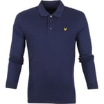 Sweat-shirt Lyle And Scott  Lyle   Scott Polo à manches longues Bleu Marine