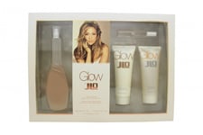 JENNIFER LOPEZ GLOW GIFT SET 100ML EDT + 75ML B/L + 75ML S/G + 7ML EDT ROLLERBAL