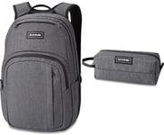 Dakine Backpack Campus L 33L Liter Carbon + Accessory Case Carbon - Gray