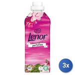 3x Lenor Adoucissant 840 Ml.concentrato 40 Mesureurs Atm D'Italiaportofino